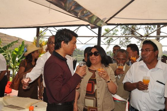 Vendredi 12 octobre 2012. Le Président Andry Rajoelina : première visite dans la Région Itasy (Soavinandriana, Analavory, Ampefy).