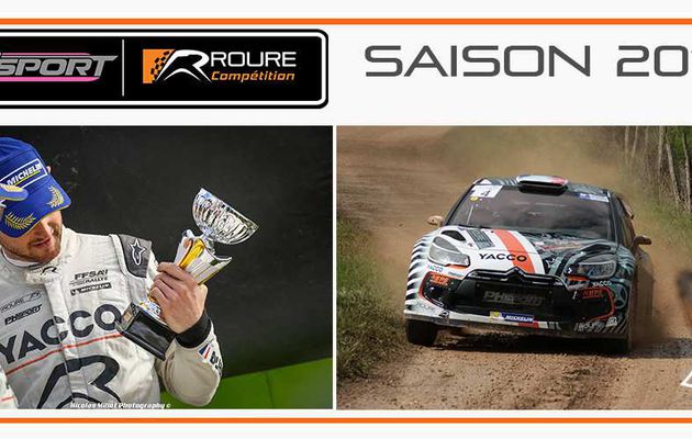 Thibault DURBEC et Jacques-Julien RENUCCI en championnat de France terre sur DS3 WRC