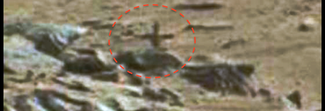 La croix des Martiens sur le site Ufo Sightings Daily de Scott C. Waring