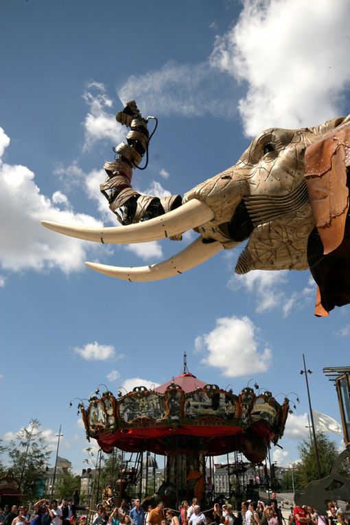 Eléphant de l'Ile de Nantes Royal de Luxe - Photos Thierry Weber Photographe La Baule Guérande