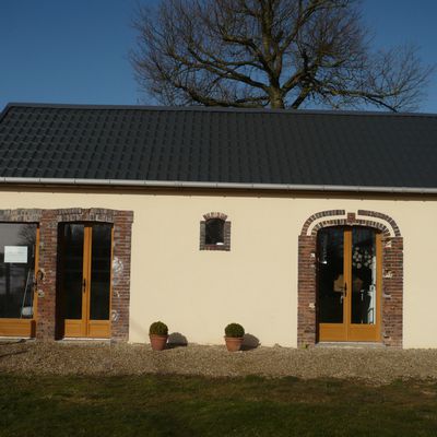 Tapisserie à l'aiguille chez Marie-Hélène Lachardeur à Buis sur Damville dans l'Eure