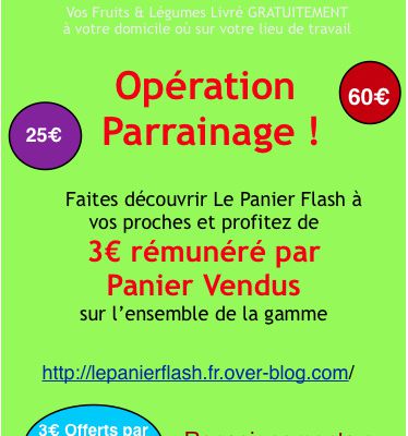 Opération Parrainage Le Panier Flash d'AyaDoK...