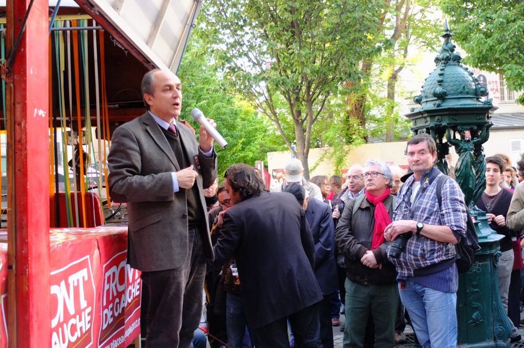 Le mercredi 16 mai 2012, à l'occasion de la campagne législative sur la 10è circonscription de Paris, Jacques Généreux (économiste) est venu soutenir les candidats du FG et détailler les propositions économiques du programme l'Humain d'Abord.