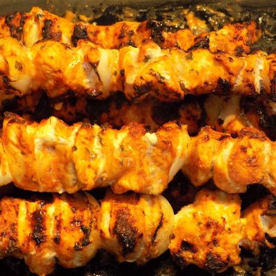 Brochettes de poulet