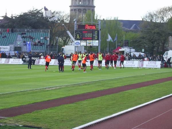 Match Boulogne-sur-mer contre St Etienne, décisif pour le maintien en ligue 1, le 05 mai 2010