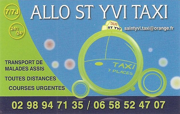 ALLO SAINT-YVI TAXI