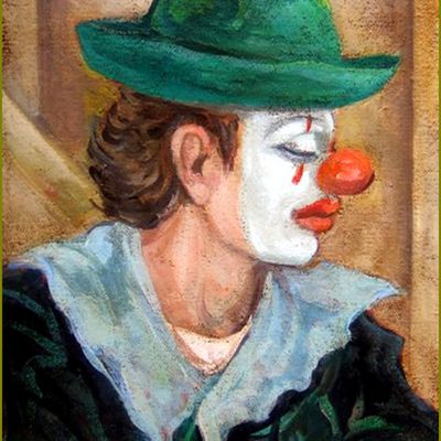 Clowns en peinture -  M. Bandini