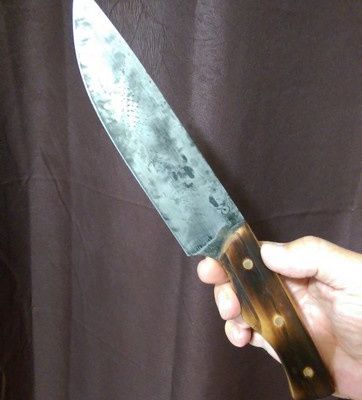 Couteau de cuisine forgé/ Forged kitchen knife - NON DISPONIBLE