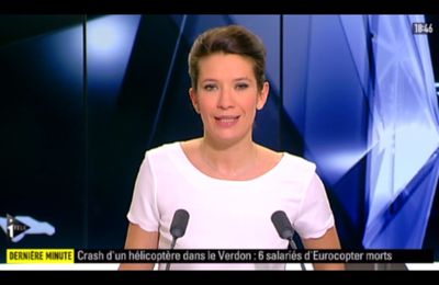 [2012 07 25] CLAIRE-ELISABETH BEAUFORT - I>TELE - INFO SOIR @18H46