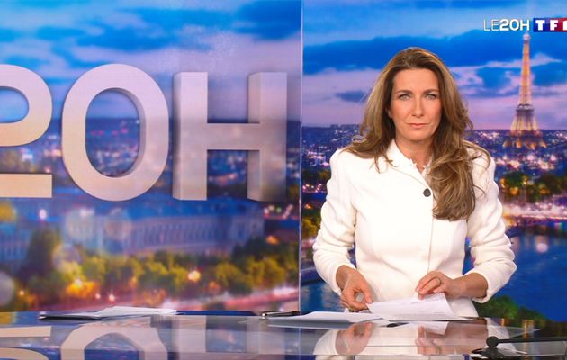 Anne-Claire Coudray Le 20H TF1 le 17.12.2023