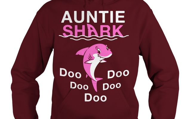Auntie Shark Doo Doo Doo shirt and more color