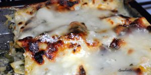 Lasagnes, brousse, pesto, épinards, mozzarella