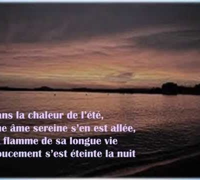 Grand-Mère - Poème