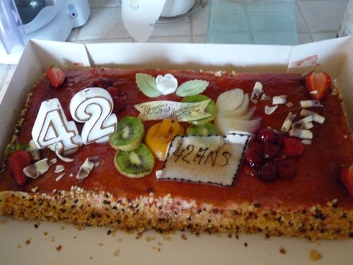 Gateau Des 42 Ans Le Blog De Passion Cuisine Et Deco