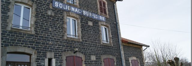 La gare de Solignac sur Loire