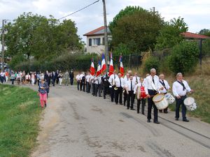 Inauguration du carré militaire à Courmangoux (Ain)