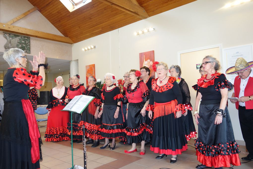 Les chanteurs vendomois  à la résidence