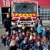 Visite à la caserne de pompier de Ploemeur 