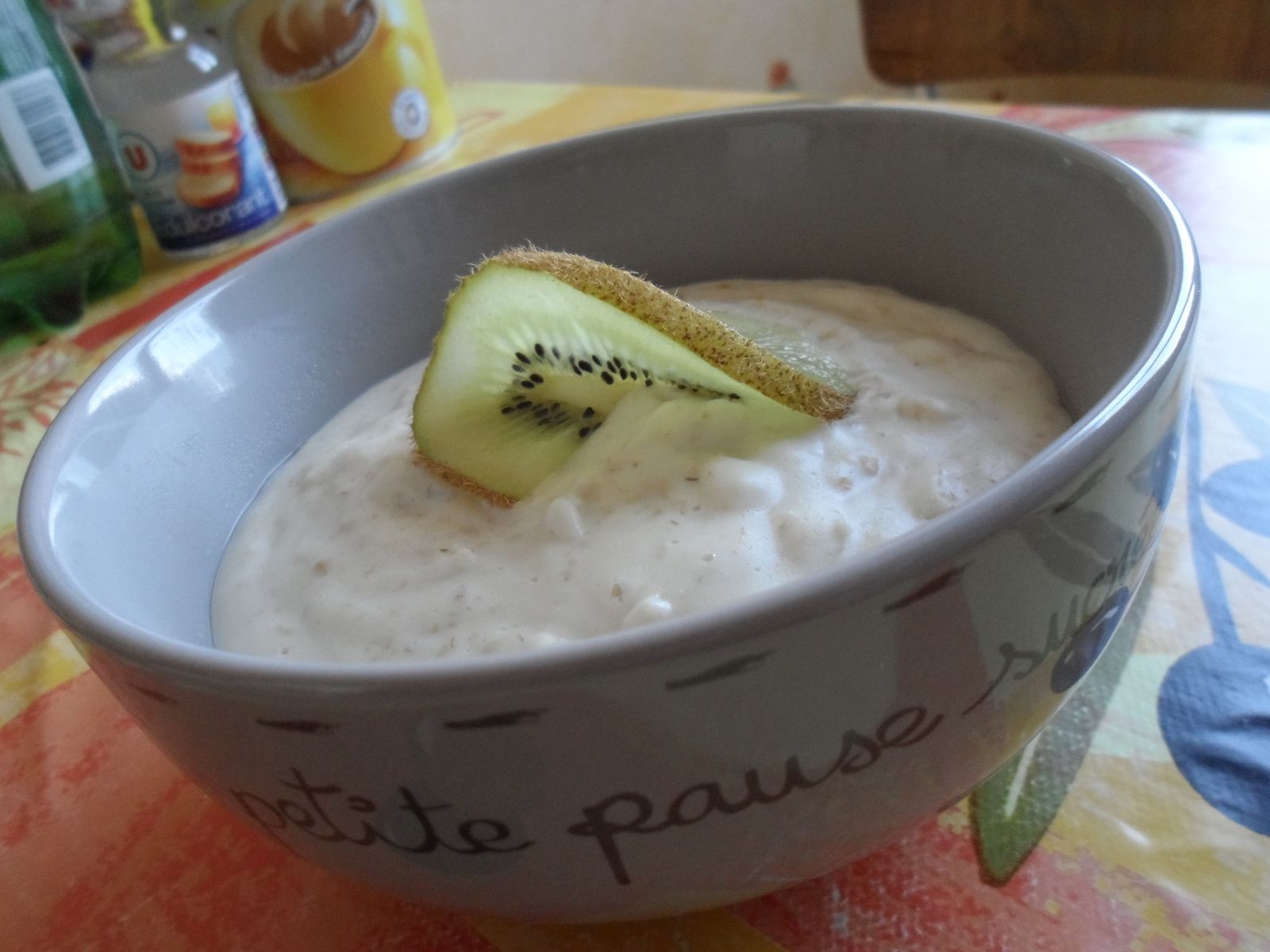 Porridge parfumé au thé vert framboise et grenade