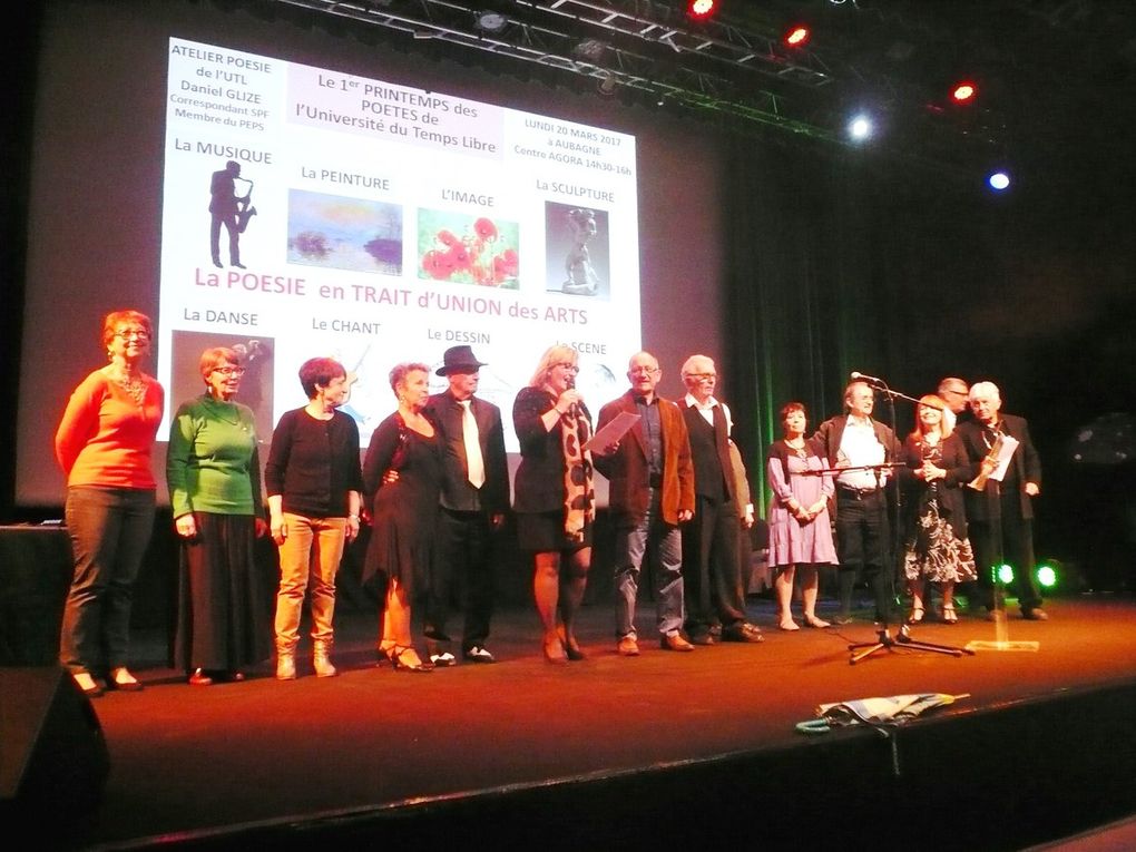 Le premier printemps des poètes d'Aubagne à l'UTL.