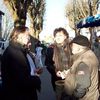 Bernard MORAINE et les candidats sur le marché à la rencontre des JOVINIENS