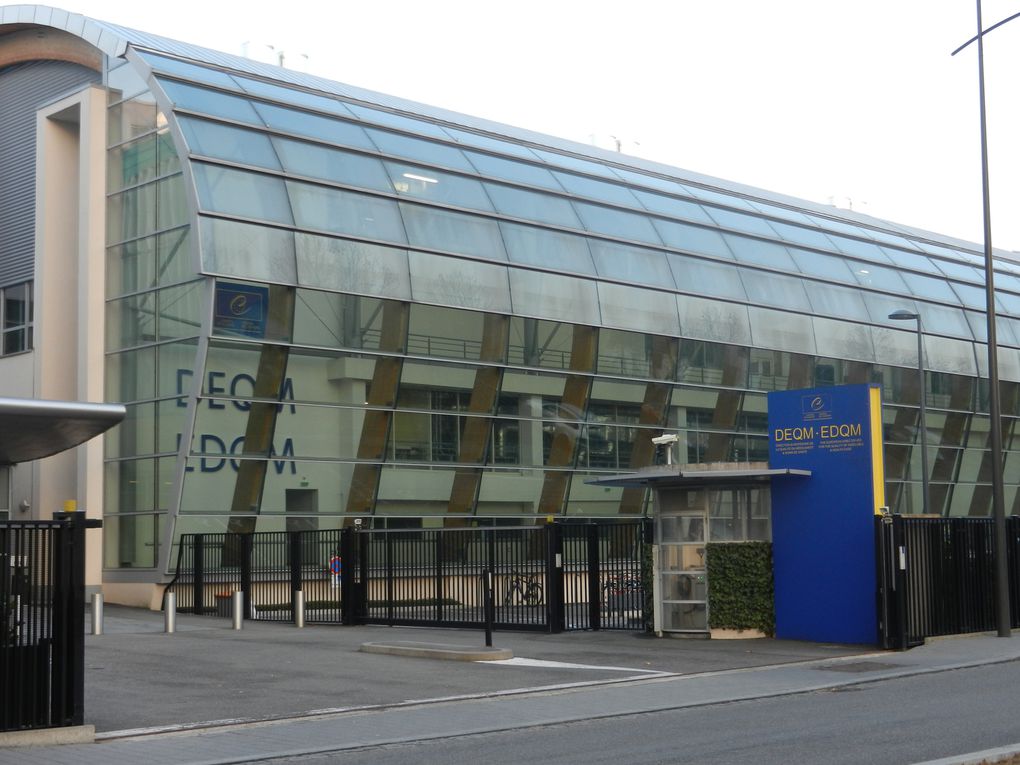 Institutions Européennes, Place Broglie, Quartier de la foire, Jardin des deux rives. Place de la République.