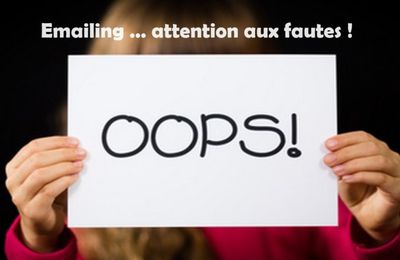 Emailing : Attention aux fautes ! 