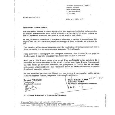 Emploi: Grande inquiètude de la CGT à la  Française de mécanique à Douvrin