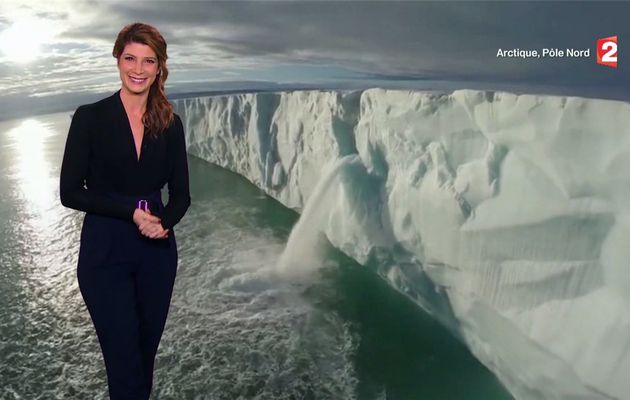 Chloé Nabédian Météo France 2 le 15.11.2017