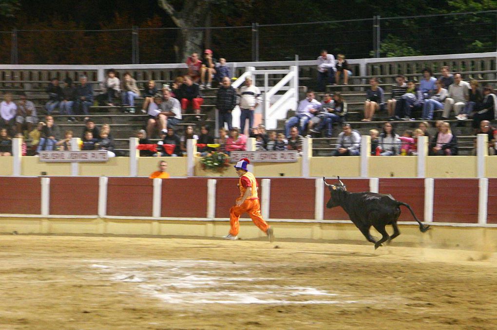 Arènes Parentis 13-08-2010
Croque-vache contre les Pompiers!!