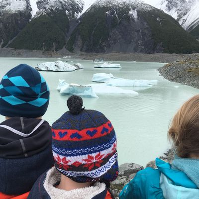 Randonnées faciles dans la Tasman Lake Valley ~ Mt Cook ~ Nouvelle Zélande