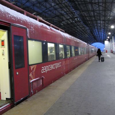 Moscou aéroexpress train aéroport