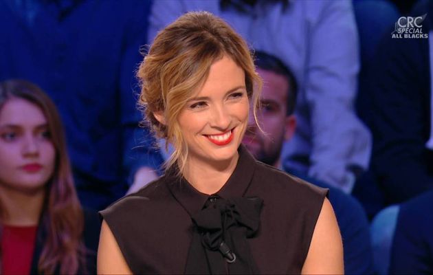 Isabelle Ithurburu Canal Rugby Club Canal+ le 30.10.2016