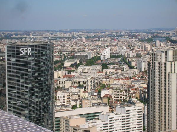 Photos panoramiques depuis le toit de la Grande Arche