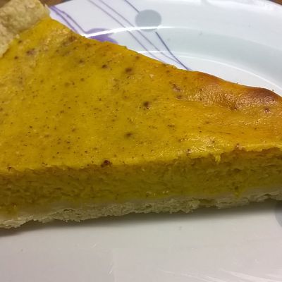 Pumpkin pie / Tarte à la citrouille