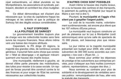 Tract sur l'élaboration du budget municipal