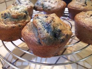 Muffins aux myrtilles