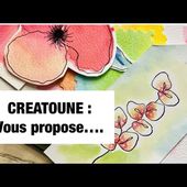 Techniques de base d'aquarelles avec nos encres liquides Stampin'up!