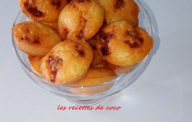 PETITS GÂTEAUX APERITIFS AU CHORIZO