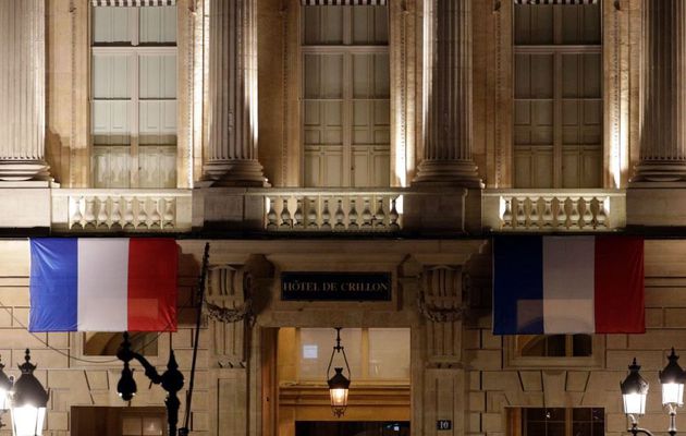 Les Bleus étaient bel et bien attendus à l'hôtel de Crillon lundi soir