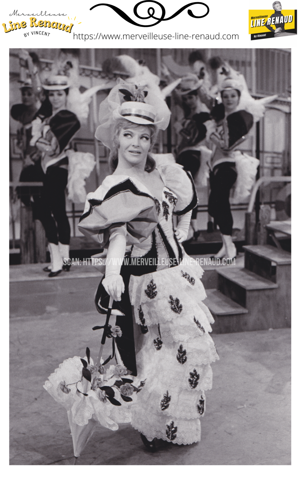 Line Renaud dans l’émission italienne « Rendez-vous » en 1963 - 1/6