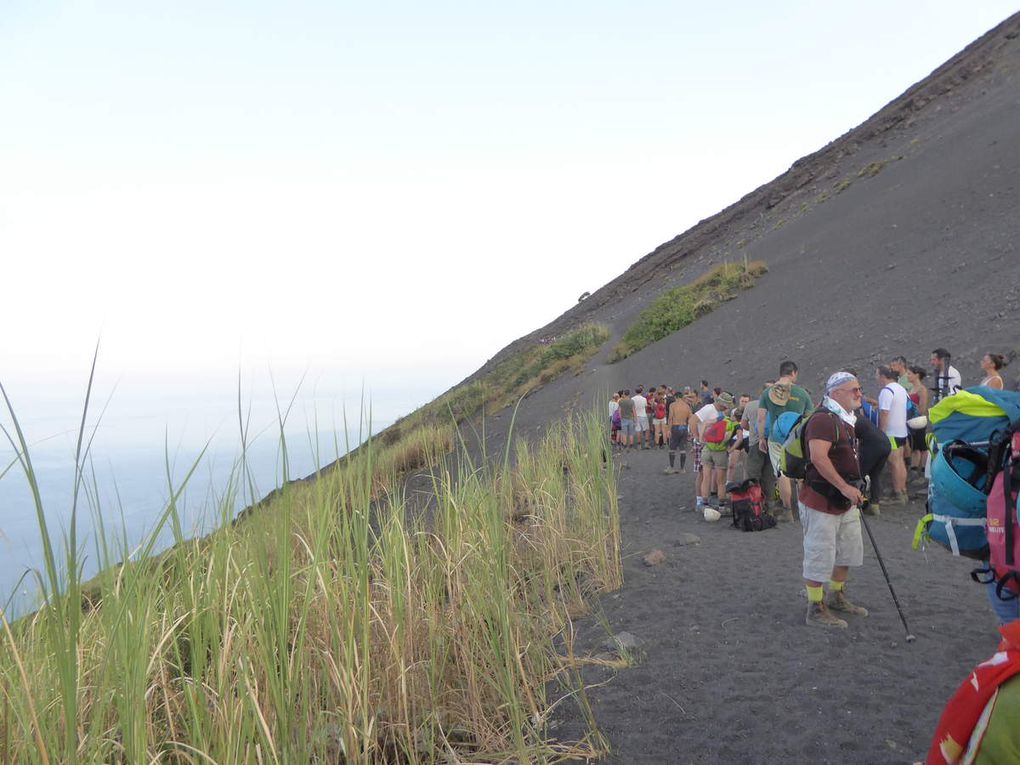 Sicile - Ascension du volcan Stromboli