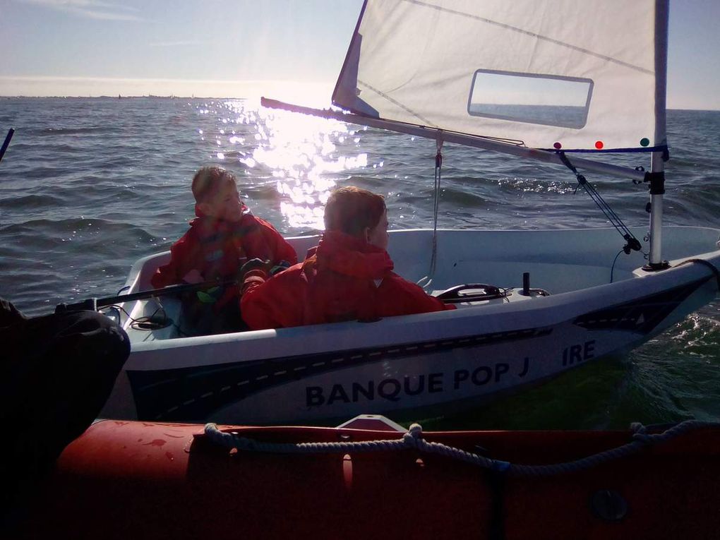 2ème séance de voile, lundi 26 mars: Sea, wind and sun !!!