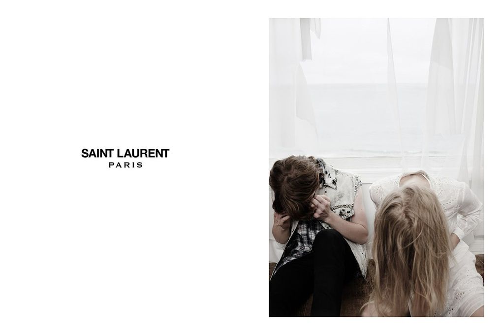 Klara Kristin & Jack Kilmer © Hedi Slimane for © Saint Laurent