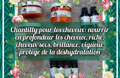 Chantilly pour les cheveux: nourrissant, riche, protecteur 