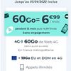 Jusqu'à ce soir Cdiscount mobile 60 Go - sans engagement à 6,99 euros/mois