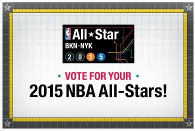 Les votes pour le All-Star Game 2015 sont ouverts