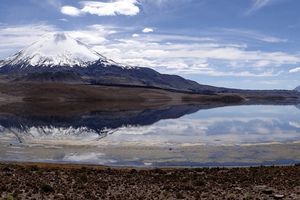  [Photo] Avril 2016 : Lac Chungará (4.517 m.)