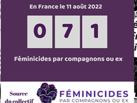 74 EME FEMINICIDES DEPUIS LE DEBUT  DE L ANNEE 2022 