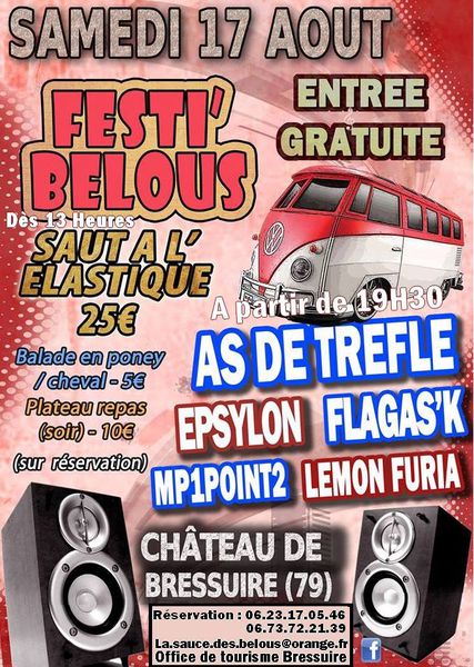 Festi'Belous et Hop'Festival : le château de Bressuire va trembler fin août !